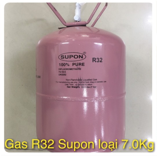 Gas lạnh R32  Supon 7kg 